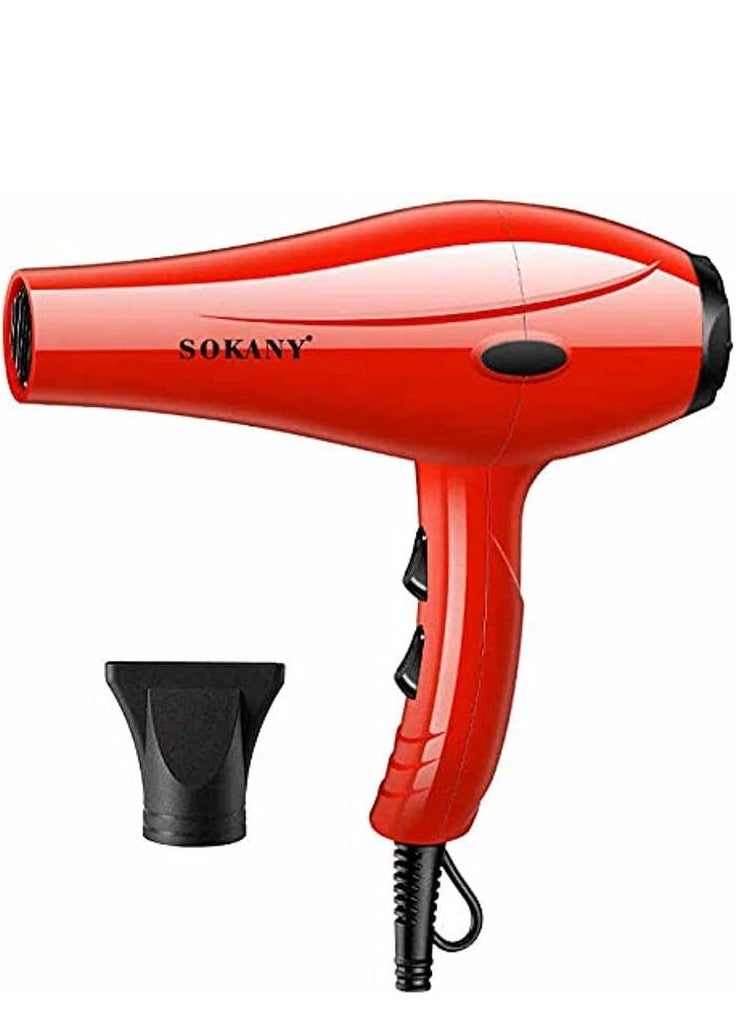 sokany - Sokany Professional Hair Dryer 2 Speed -2200W - Red - Image 1