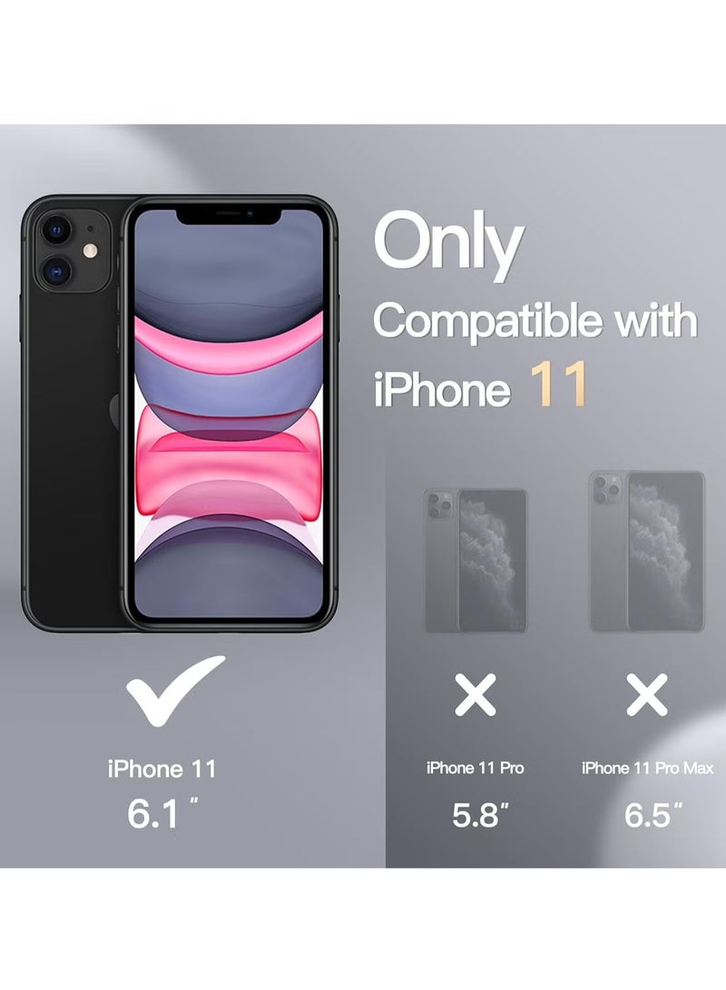 DUSALA iPhone 11 Case, Liquid Silicone Phone Case for iPhone 11 6.1 Inch, Colorful Silky-Soft Protective Cover (Black) - Image 2