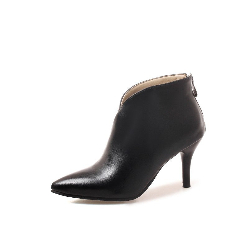 Women'S Boots Autumn Pointed High-Heeled Boots Women'S Plus Size 40-46 Small Size 32 33 - Image 2