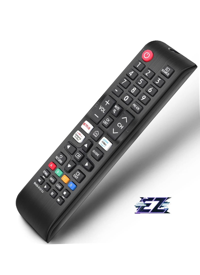Replacement Remote Control BN59-01315J for Samsung Smart TV – Compatible with Samsung LED, LCD, QLED, 4K, 8K UHD, 3D, HDR, Curved Crystal Smart TVs with Netflix, Prime Video, Samsung TV Plus Buttons