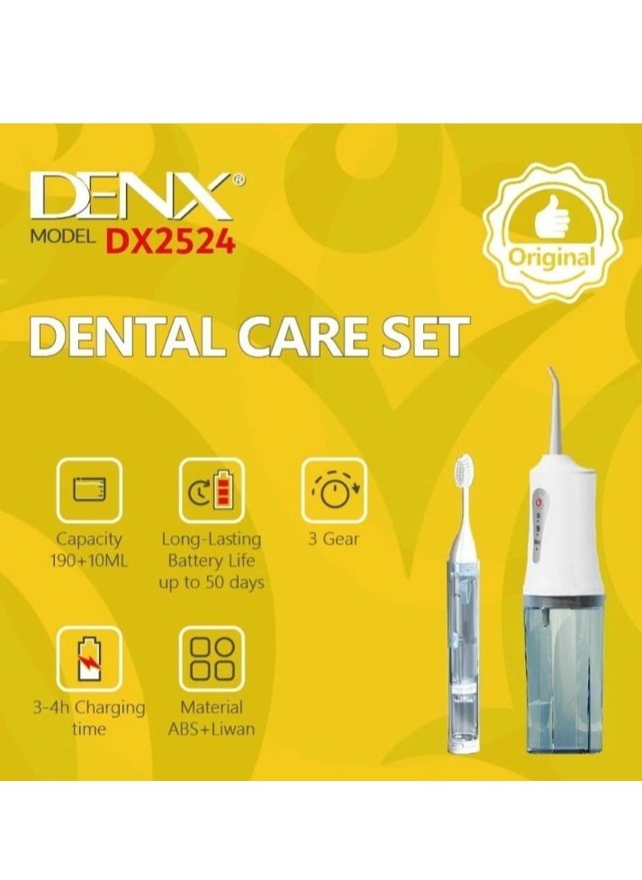Denx Smart Interdental Water Flosser Dental Care Kit With Innovative Toothbrush - Image 3