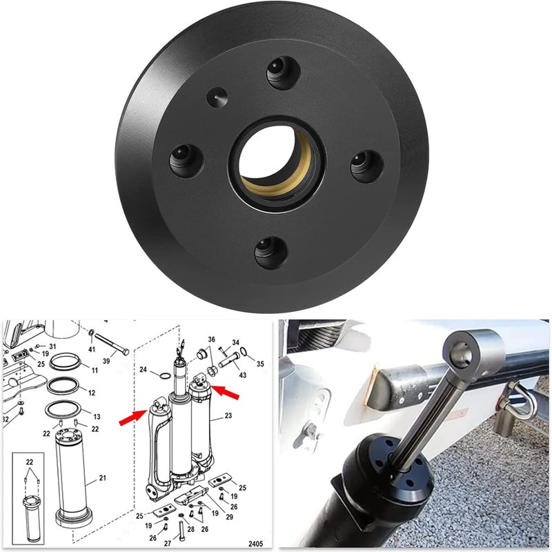 YMT Trim Cap Seal for Mercury Verado and Mariner Outboards - Image 1
