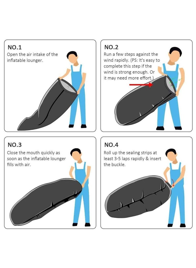 Generic Outdoor Inflatable Lounger Couch Sofa  - Image 4