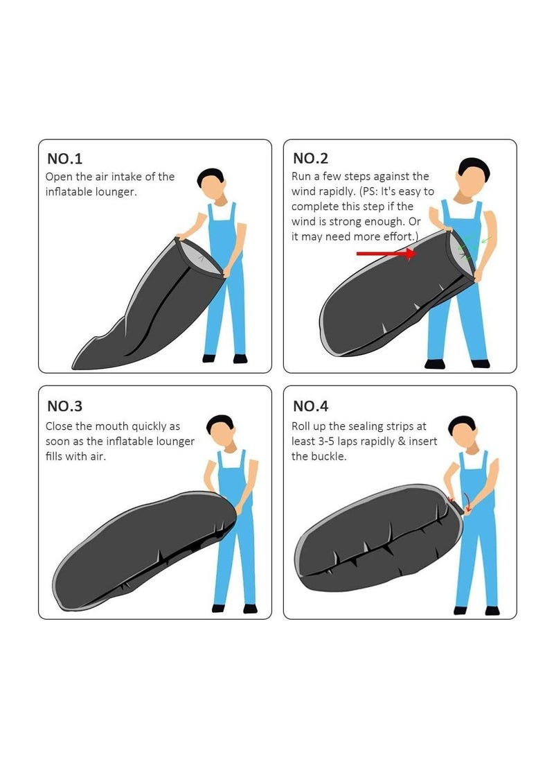 Generic Outdoor Inflatable Lounger Couch Sofa  - Image 5