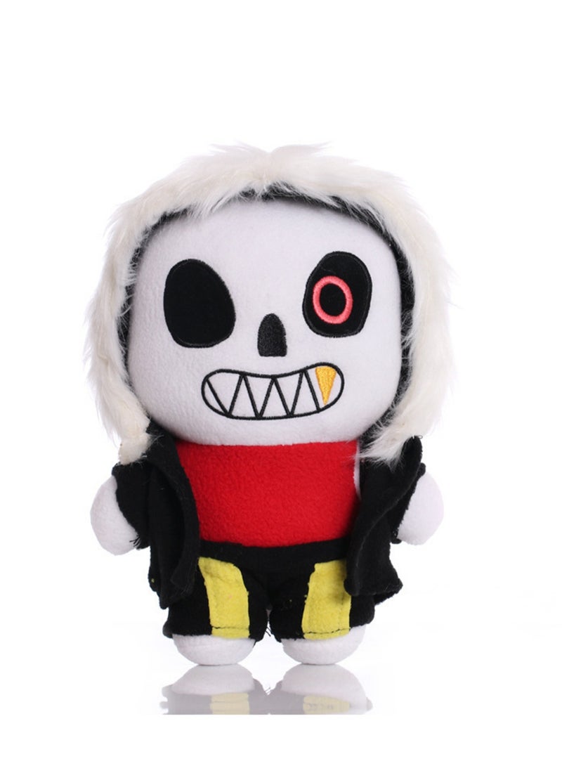 Undertale Plush Toy Game Peripheral Doll Cartoon Character Children's Birthday Gift (Winter Clothes White Skeleton) - Image 1