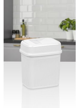 ‎okyanus Home Ocean Home White 5 Lt Wicked Trash Can  - Image 2
