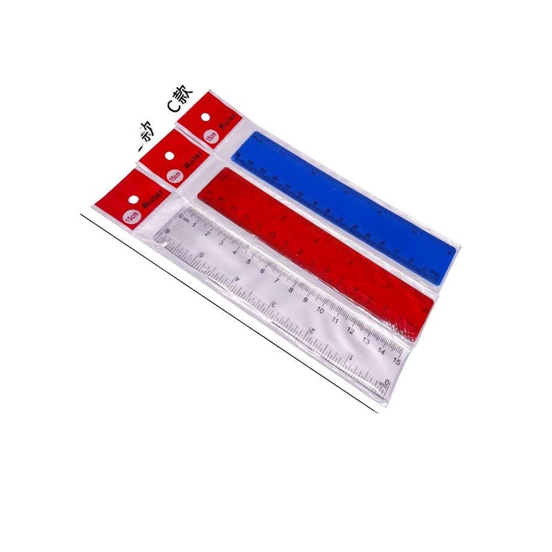 Geometry Ruler Set for School Math Drawing and Measuring - Image 1
