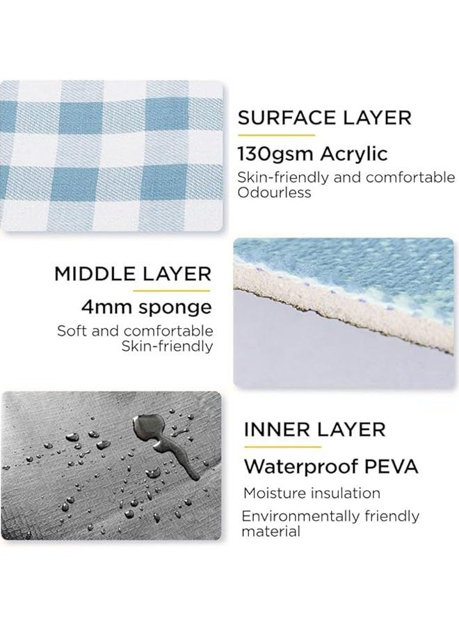 Picnic blanket mat carpet waterproof and sandproof 300x200cm 2-5 people beach blanket easy to fold, light skin, friendly and comfortable - Image 3