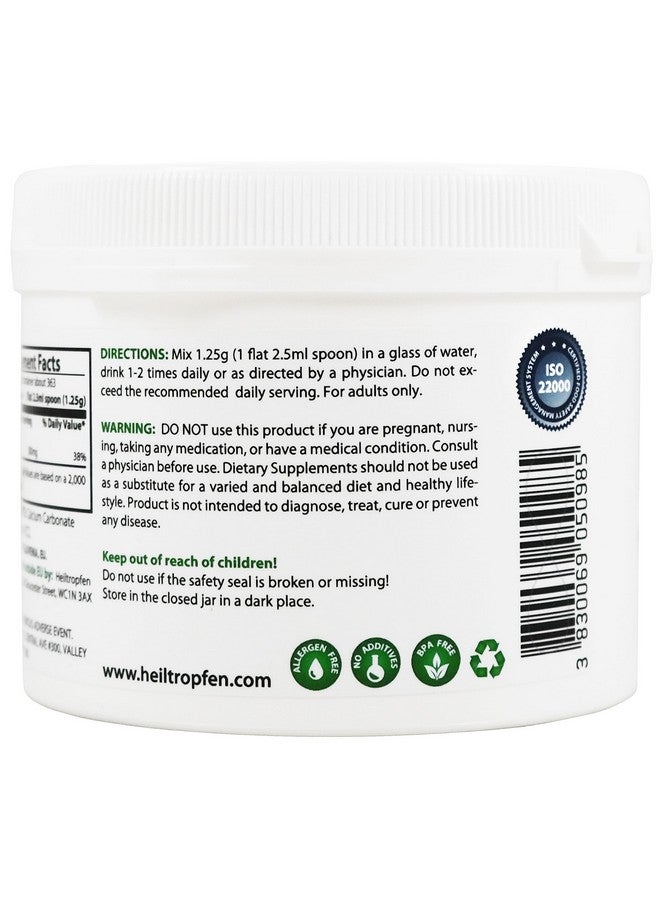 Heiltropfen Calcium Carbonate Powder | 1 Pound - 454 g | Dietary Supplement | Highest Purity Limestone | CaCO3 | Heiltropfen® - Image 3