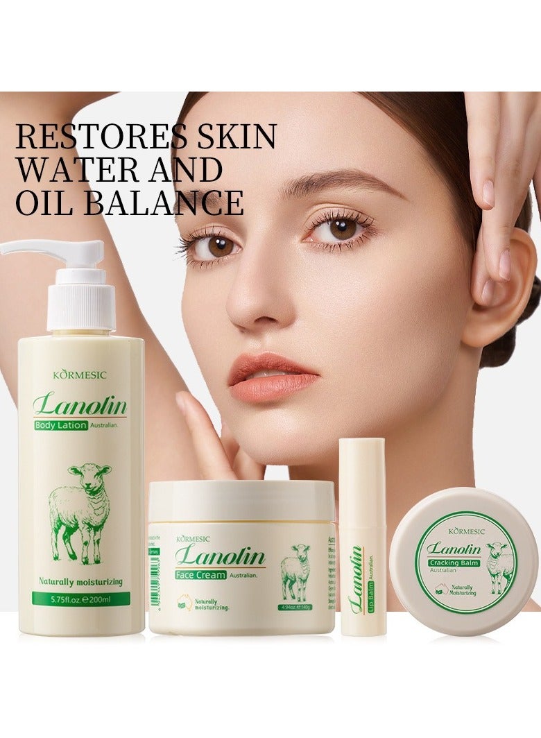 Kormesic Sheep Oil 4-Piece Skincare Set | Deep Nourishment, Repair & Long-Lasting Hydration for All - Image 2