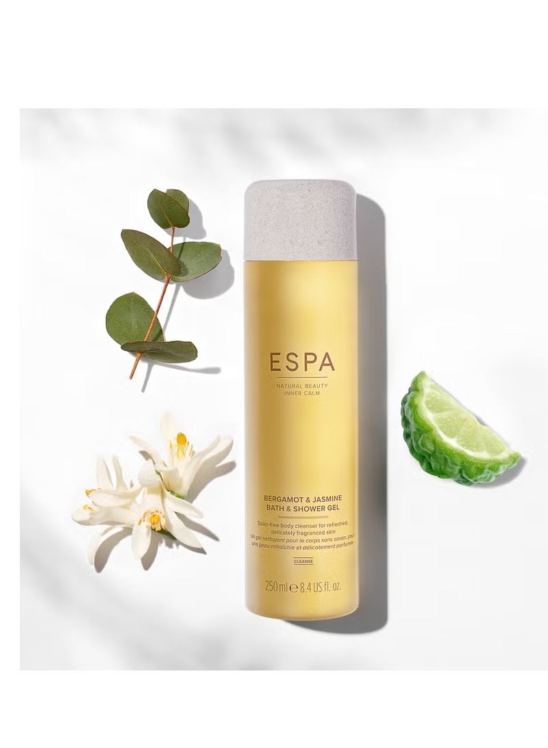 ESPA Bergamot and Jasmine Bath and Shower Gel 250ml - Image 3