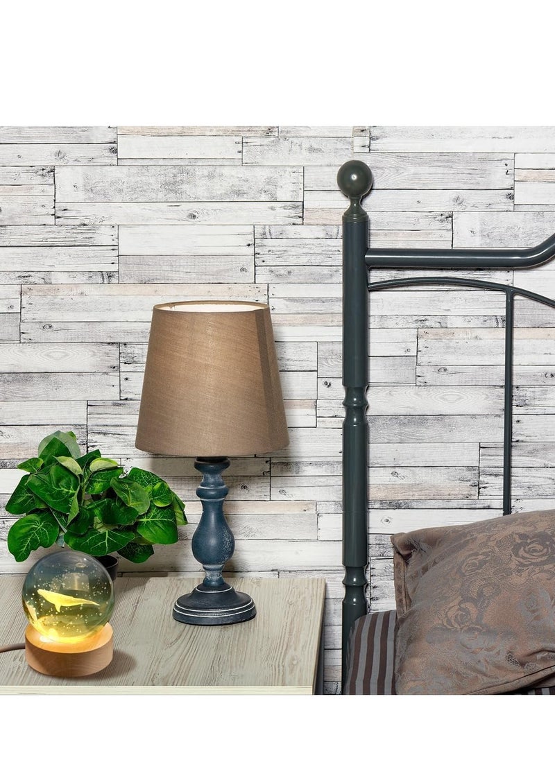 Plan A - 3D Crystal Light Up Crystal Crystal with LED Light and Elegant Wooden Base, USB Powered Gift or Night Lamp for Desk and Table, Provides Warm Light and Quiet Atmosphere (Whale) - Image 1