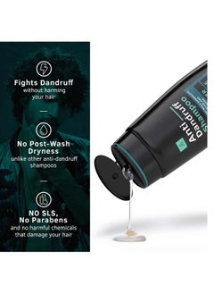 Ustraa Ustraa Anti Dandruff Shampoo 250ml With Climbazole Ginger Tea Tree Oil Controls Dandruff No Sulphates No Parabens No Silicone  - Image 2