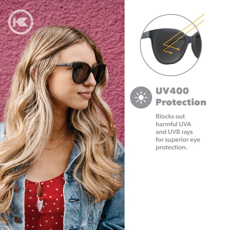 Knockaround Deja Views Polarized Cat Eye Sunglasses for Women & Men - Trendy Sunglasses - UV400 Protection - Image 3