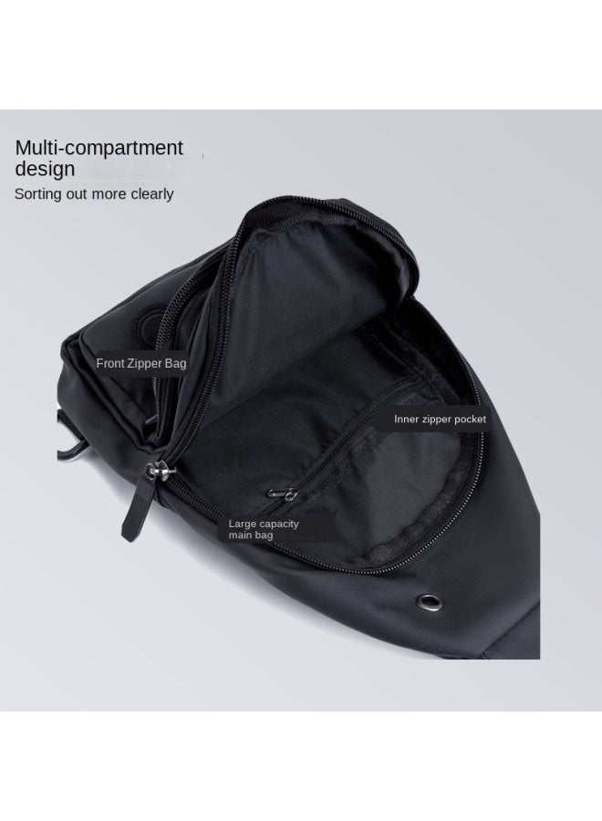 SAFIYA Qixi Festival Gift】sports Bag, Crossbody Sling Bag For Men, Multi-pocket Phone Bag, Lightweight Chest Bag, Men's Waist Pack Gift - Image 5