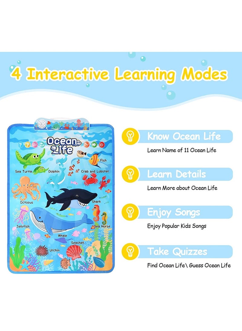 UKR Educational Talking Poster for Kids – Ocean Life Musical Learning Toy for Toddlers & Babies | Interactive Fun Learning Toy | Early Learning Educational Tool | Kids Ocean Animals Poster with Sound - Image 4