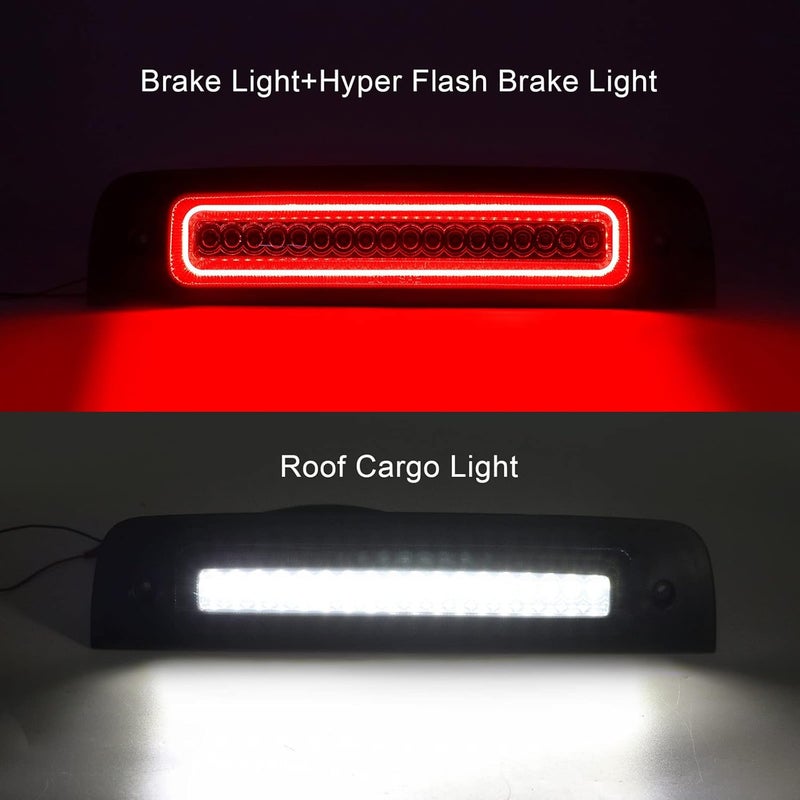 Mynoway LED 3rd Brake Light for 2009-2018 Ram 1500 2500 3500 4500 5500, Smoked Lens - Image 2