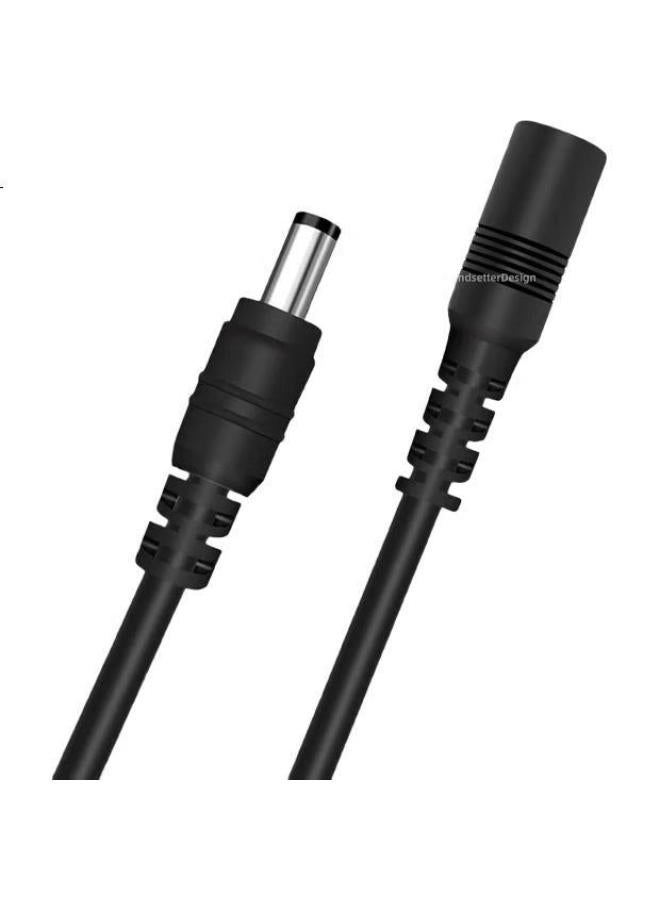 Trendy Style Chuanfan Suitable For Hikvision, Pulin, Dahua, Tp-Link Camera Power Extension Cable, Outdoor Surveillance Router, Led Solar Dc Male To Female Connection Cable, 5 Meters - Image 2