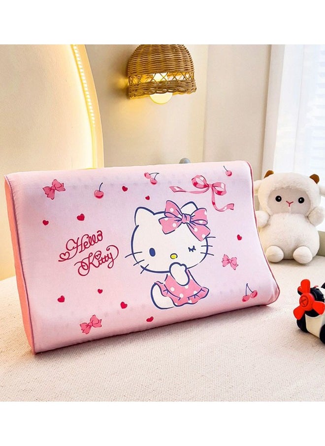 Sanrio Hello Kitty cartoon pattern natural latex pillow children's pillow suitable for 2-12 years old (size: 27cm × 44cm; includes: pure cotton pillowcase + latex pillow core) - pzsku/Z6BAFEF60151884CBDC0DZ/45/_/1736404192/c482dd6c-3c20-4b53-803a-1bac6ce7b42d