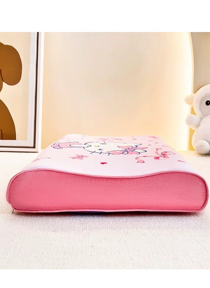 Sanrio Hello Kitty cartoon pattern natural latex pillow children's pillow suitable for 2-12 years old (size: 27cm × 44cm; includes: pure cotton pillowcase + latex pillow core) - pzsku/Z6BAFEF60151884CBDC0DZ/45/_/1736404213/471b33e7-f515-459d-b552-1536760b9f8f