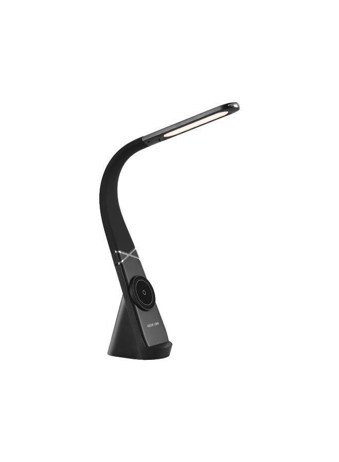 GREEN LION Gooseneck LED Desk Lamp with Wireless Charger / Compatible with MagSafe / 3 Light Modes / Flicker Free / One-Touch Dimmable / 36 LED Beads / 320lm Brightness / Type-C Charging / Charging Indicator / MAG LED Desk Lamp for Home & Office - Black - Image 5