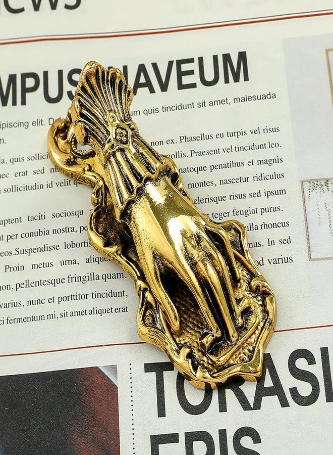 WDLYAN Vintage Lady’s Hand Shaped Book Clip Paper File Holder Metal Clips Office Appliance Stationery Creativity Office Supplies for Worker or Student (Style-1) - Image 2