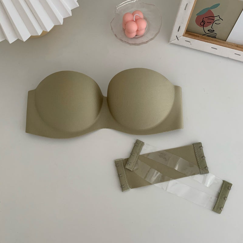 Summer Gather Korean Bralette Seamless Lingerie for Women Apricot  - Image 3