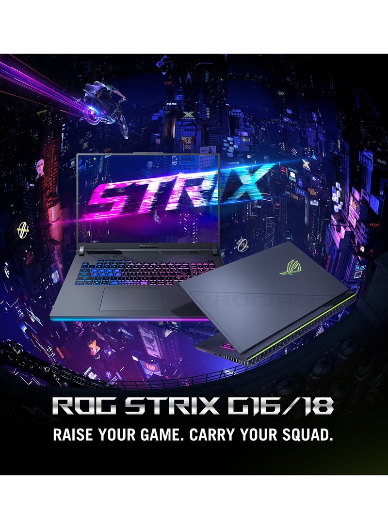 أسوس حاسوب محمول للألعاب ROG Strix G16 بشاشة 16 بوصة WUXGA (1920x1200) ، مع معالج Ryzen 9-9955HX / 32GB RAM DDR5 / 1TB SSD / Windows 11 Home / AMD Radeon Graphics - Image 4