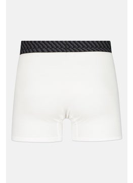Tommy John Men 2 Pieces 4 Inseam Brand Logo Boxer Briefs, Black/White  - Image 5