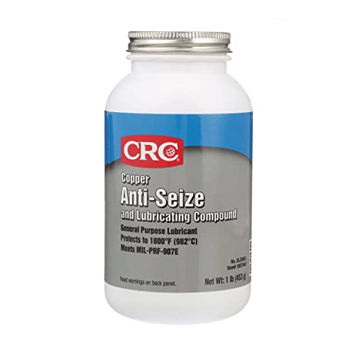 CRC Copper Anti-Seize & Lubricating Compound SL35903-16 Wt Oz., Anti-Seize Grease for Fittings, Bushings, Flanges, Headers - Image 1