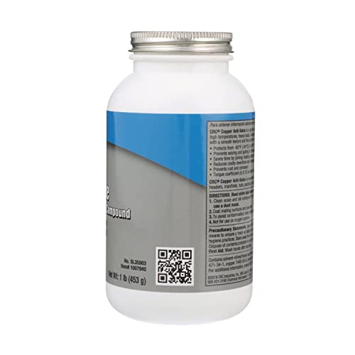 CRC Copper Anti-Seize & Lubricating Compound SL35903-16 Wt Oz., Anti-Seize Grease for Fittings, Bushings, Flanges, Headers - Image 3