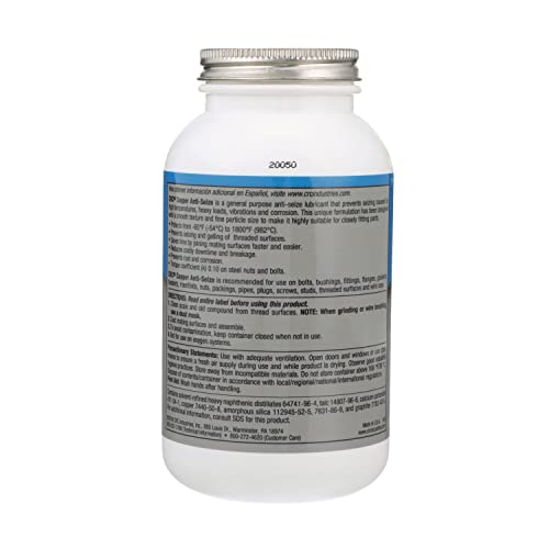 CRC Copper Anti-Seize & Lubricating Compound SL35903-16 Wt Oz., Anti-Seize Grease for Fittings, Bushings, Flanges, Headers - Image 2