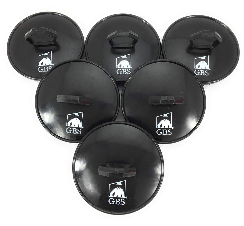 GBS Soft Scalp Massage Brush for Women and Men Black Pack of 6