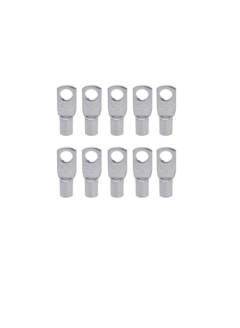 Copper Cable Lugs 10Pcs Set-Wire Terminals, Connector Cable lugs Ring Battery SC Terminals, for Marine, Solar, Automotive, Electric, Home Applications etc (Hole Size 10mm, Cable Size 240mm)  - Image 1