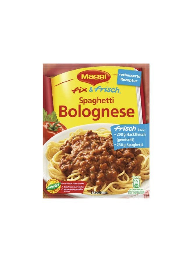 Maggi MAGGI fix & fresh spaghetti bolognese (Spaghetti Bolognese) (Pack of 4)