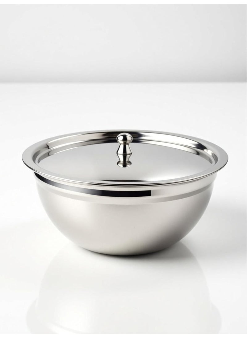 Prabha Premium Stainless Steel German Bowl 14 Cm Steel Bowl Stainless Steel Mixing Bowl (Silver, Pack of 1) - Image 4