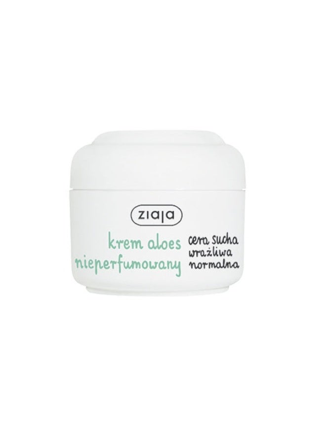 Ziaja Bio Non-Perfumed Aloe Cream for Dry and Sensitive Skin 50ml