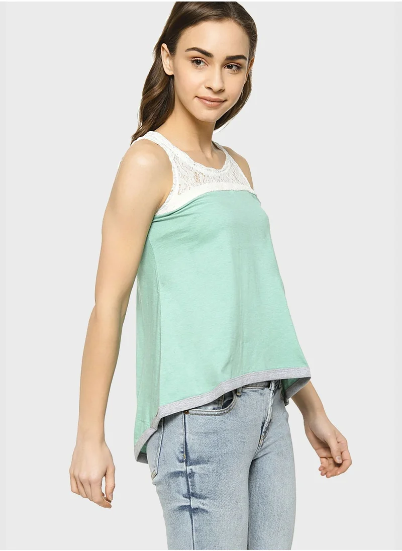Campus Sutra Sleeveless Blouse