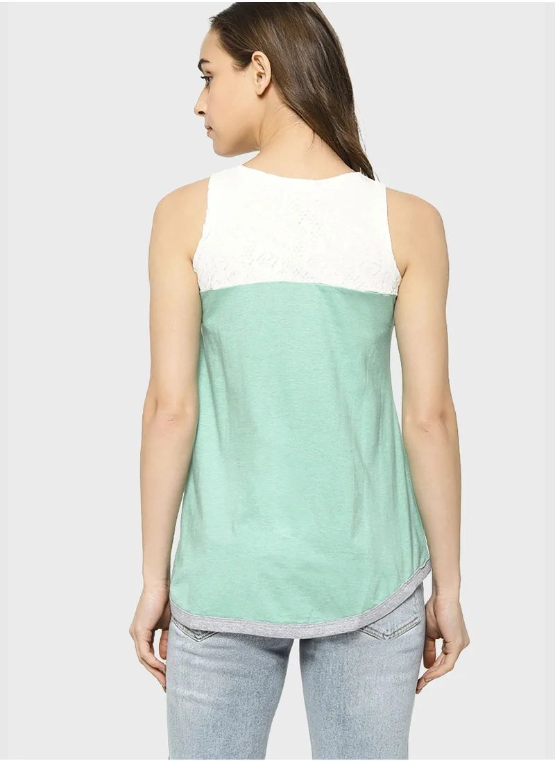 Campus Sutra Sleeveless Blouse