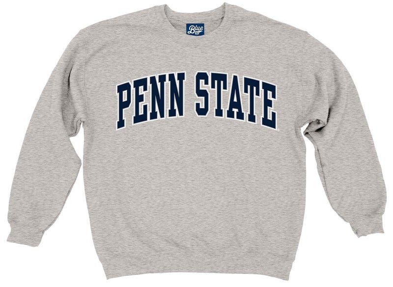 Blue 84 Men's Penn State Nittany Lions Arching Team Name Dark Heather Crewneck Sweatshirt, Penn State Nittany Lions Dark Heather, Medium - Image 2