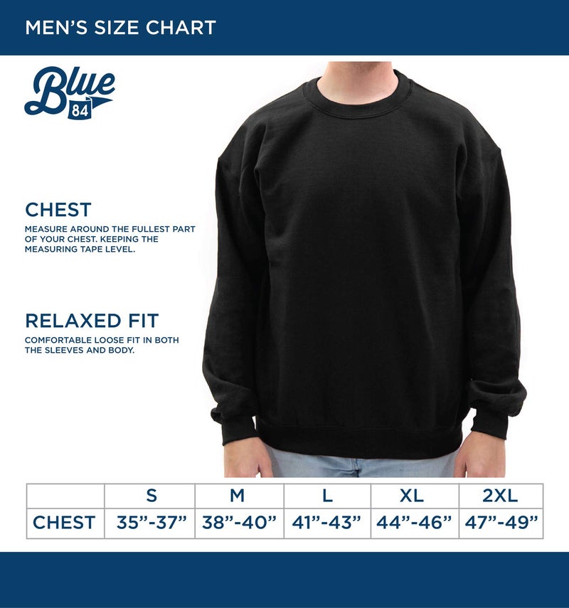 Blue 84 Men's Penn State Nittany Lions Arching Team Name Dark Heather Crewneck Sweatshirt, Penn State Nittany Lions Dark Heather, Medium - Image 3