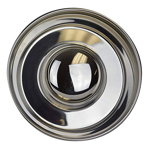 Our Pets OurPet's DuraPet Slow Feed Premium Stainless Steel Dog Bowl, Silver (2040010301) - Image 3