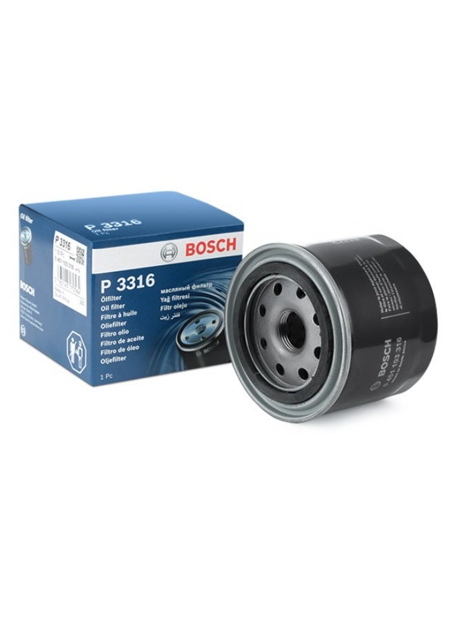Bosch Oil Filter Hyundai / Kia / Proton Wira, Mazda 5-6