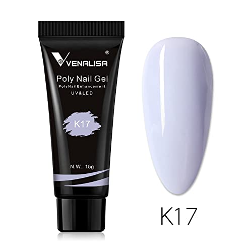 V VENALISA Venalisa Poly Builder Gel Poly Nail Gel 15g Acrylic Polish Extension K17 - Image 2