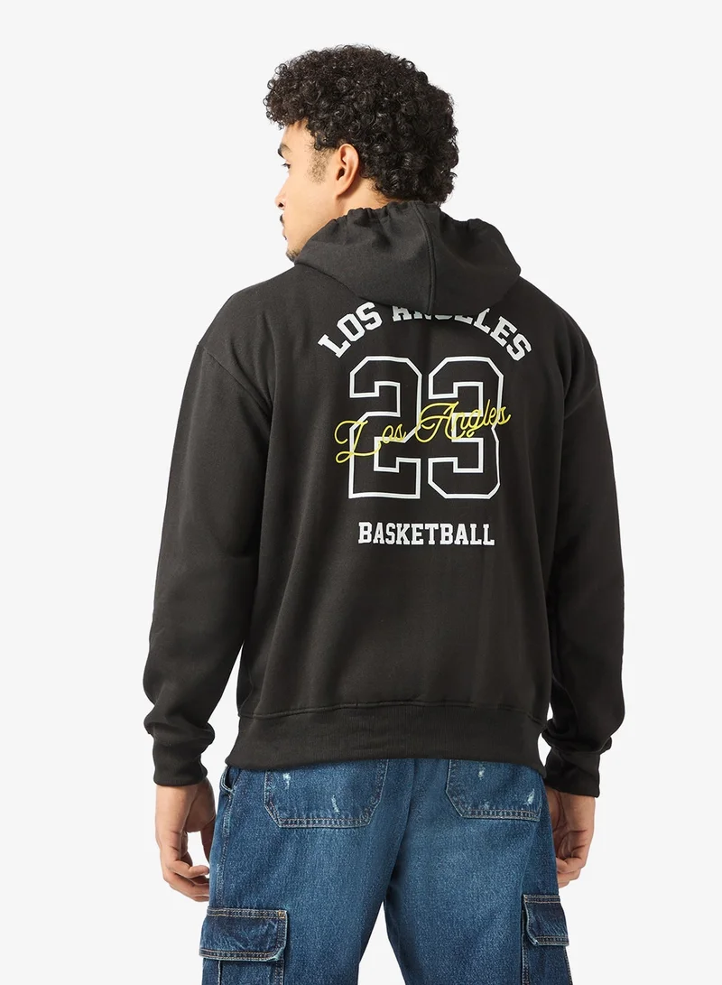Seventy Five Graphic Print Hoodie