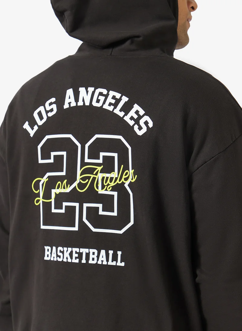 Seventy Five  Graphic Pullover Hoodie for Men | Best Price UAE