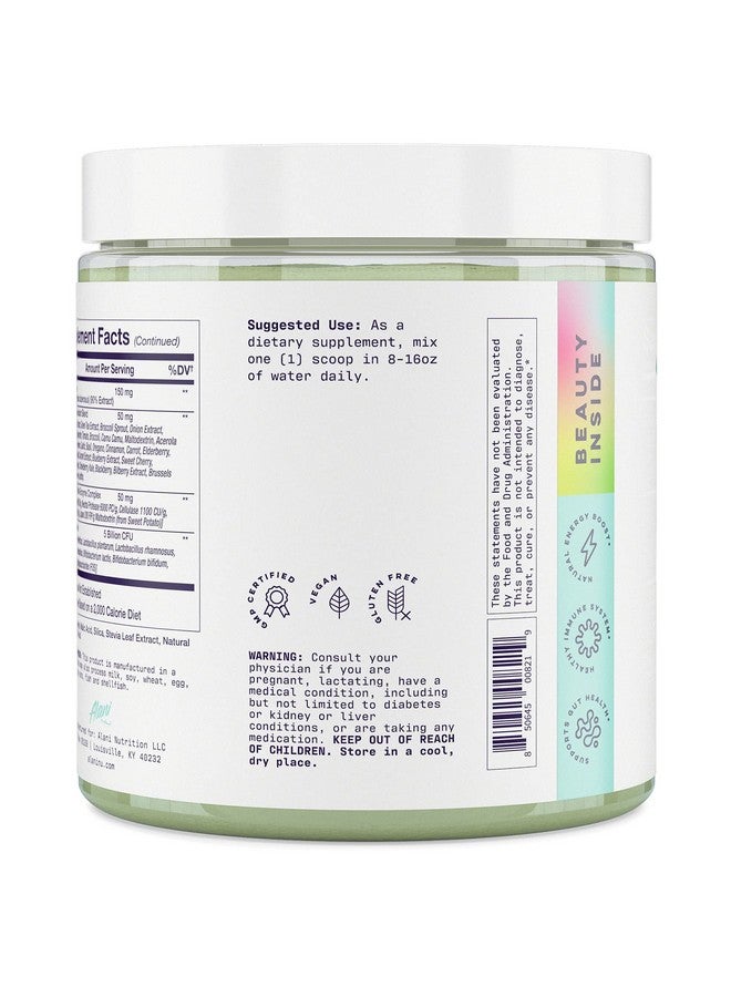 Alani Nu Super Greens Powder Premium Superfood And Organic Veggie Whole Foods Supplement 30 Servings  - Image 3