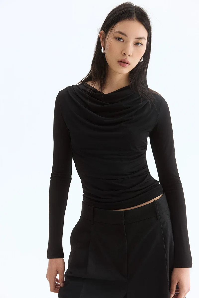 H&M Cowl-neck top