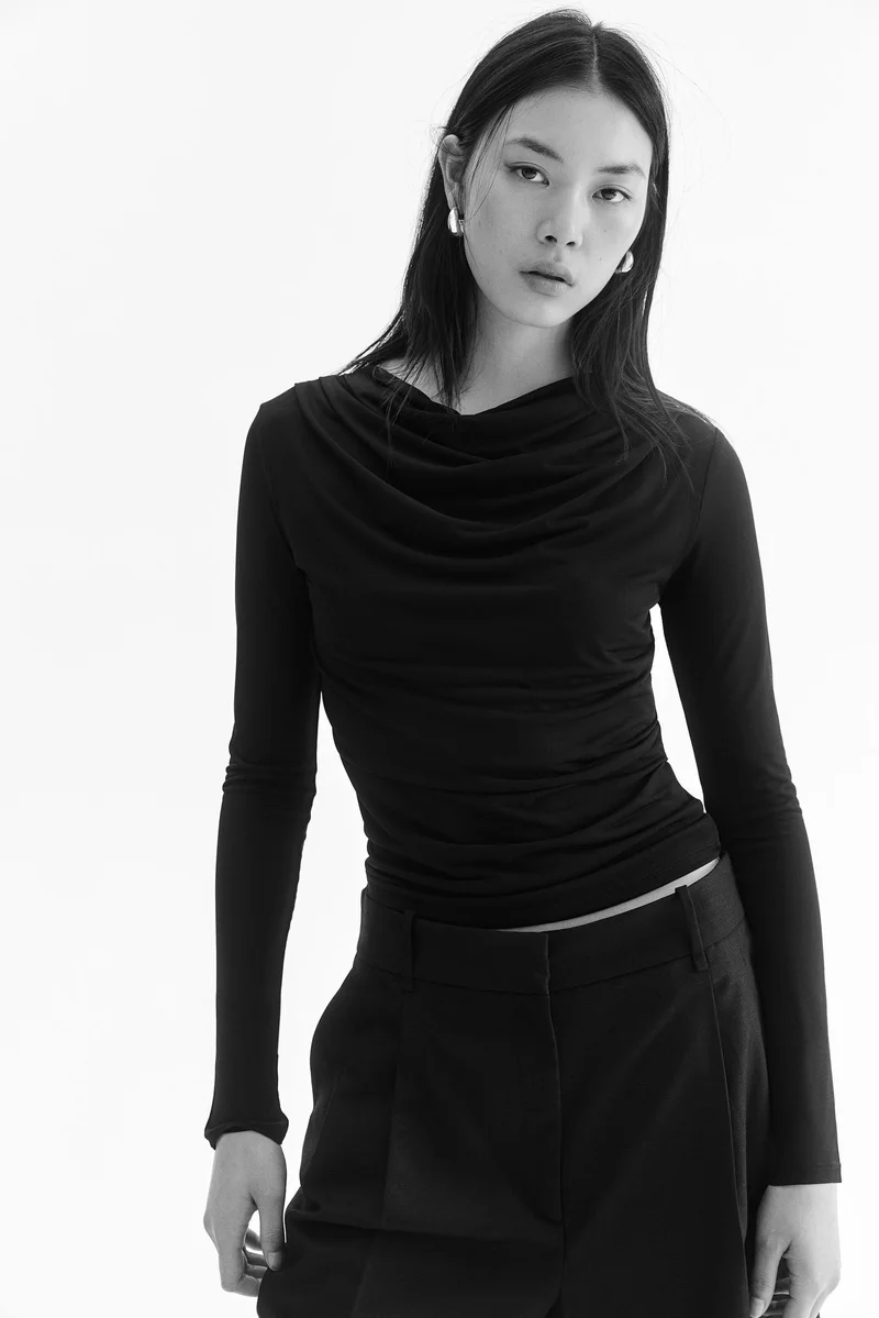 H&M Cowl-neck top