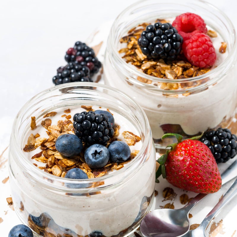 SHOWIN Overnight Oats Containers with Lids, 10oz Glass Jars with Lids 4 pcs, Apricot, Wide Mouth Mason jars for Salad, Yogurt, Snacks, Meal Prep - Image 5